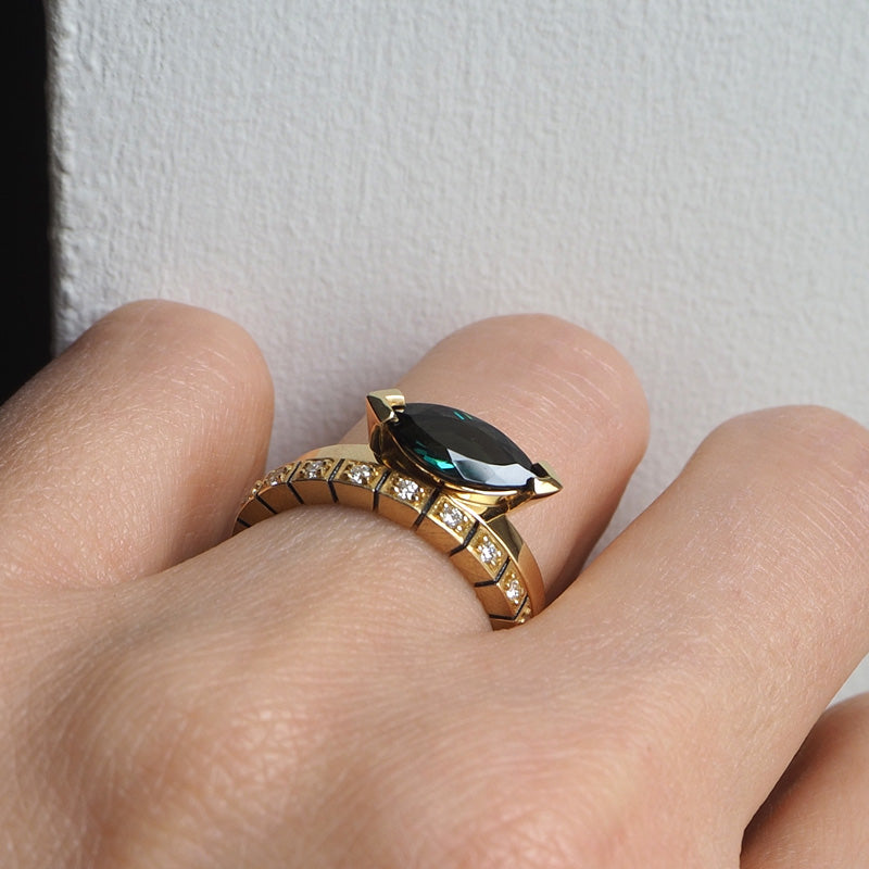 Half Eternity Ring - Squares