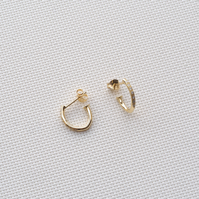 Diamond Hoops and Drops