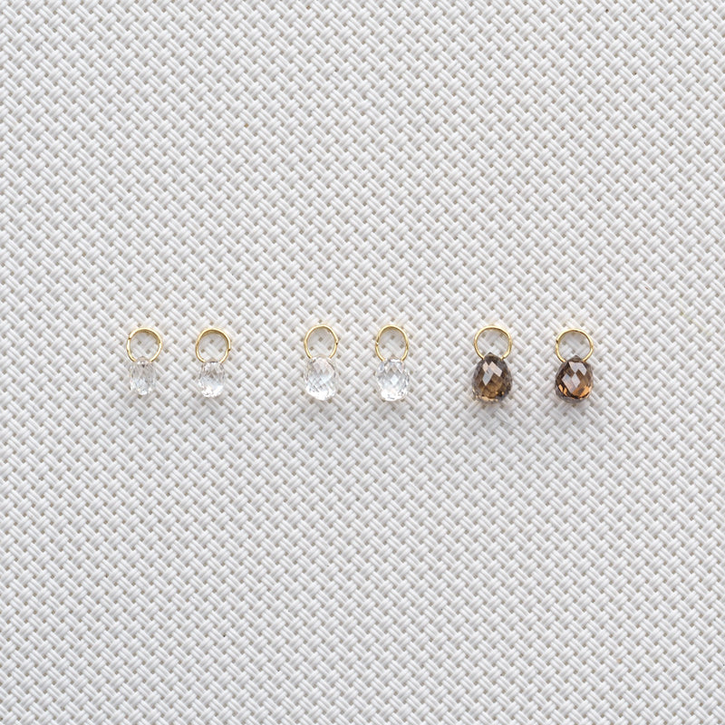 Diamond Hoops and Drops
