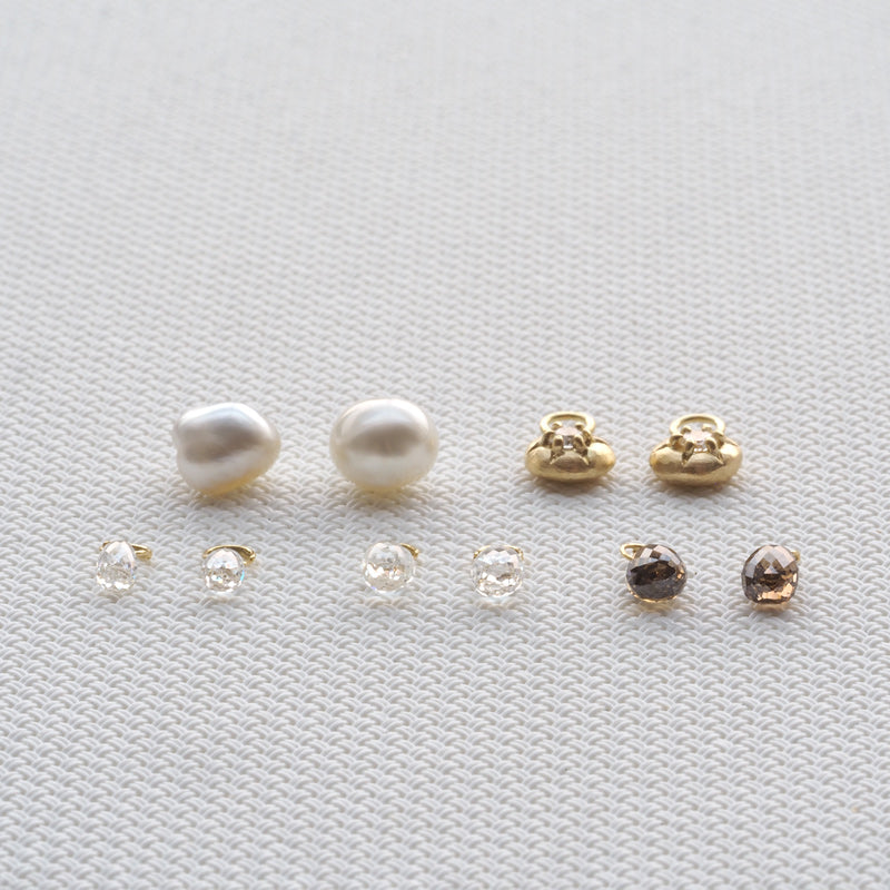 Diamond Hoops and Drops