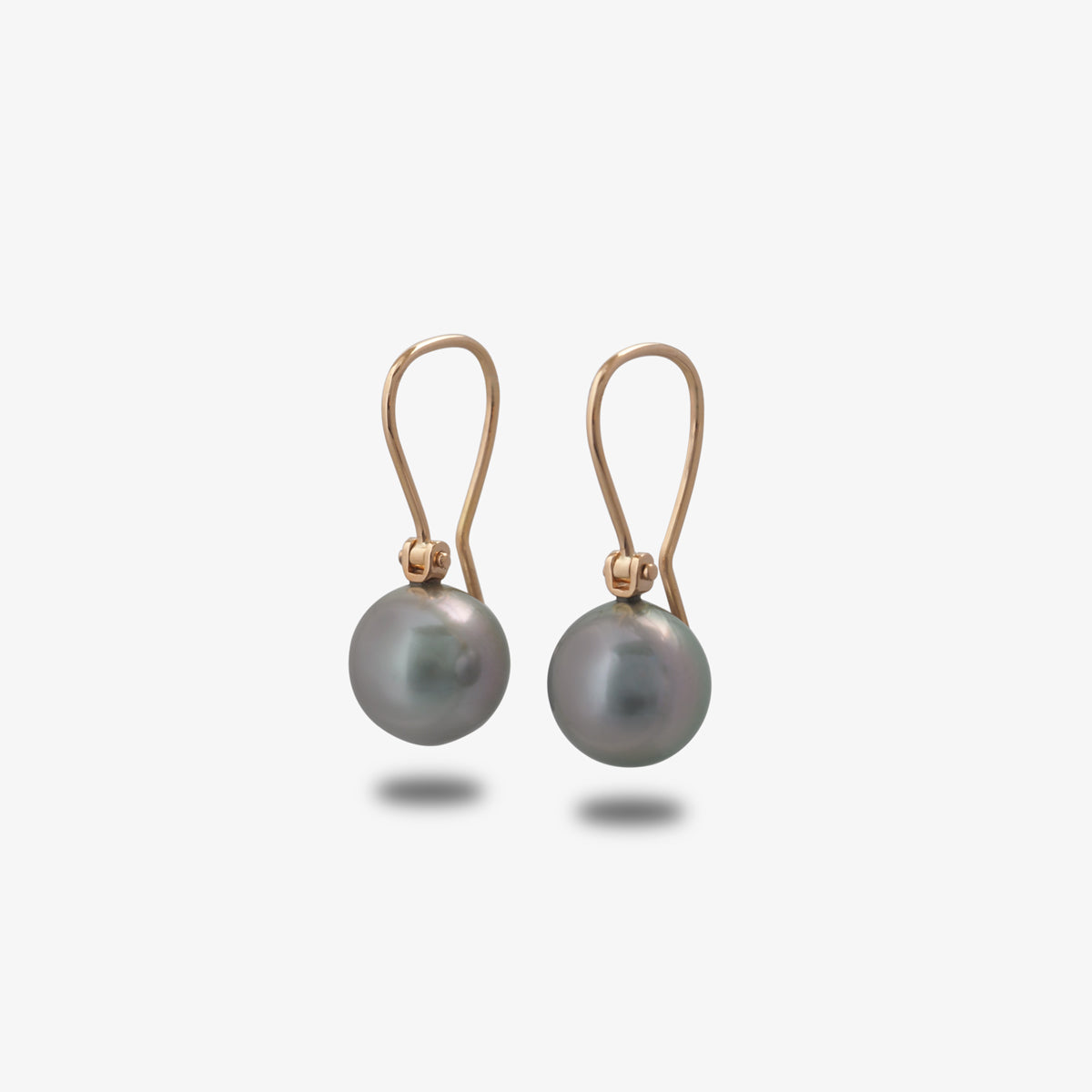 Tahitian Pearl Hook Earrings