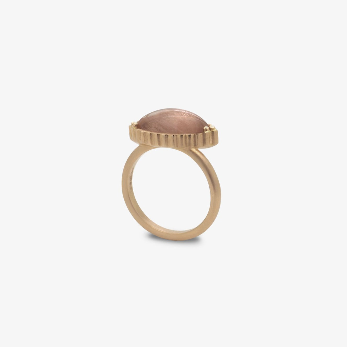Marquise Cabochon Oregon Sunstone Ring
