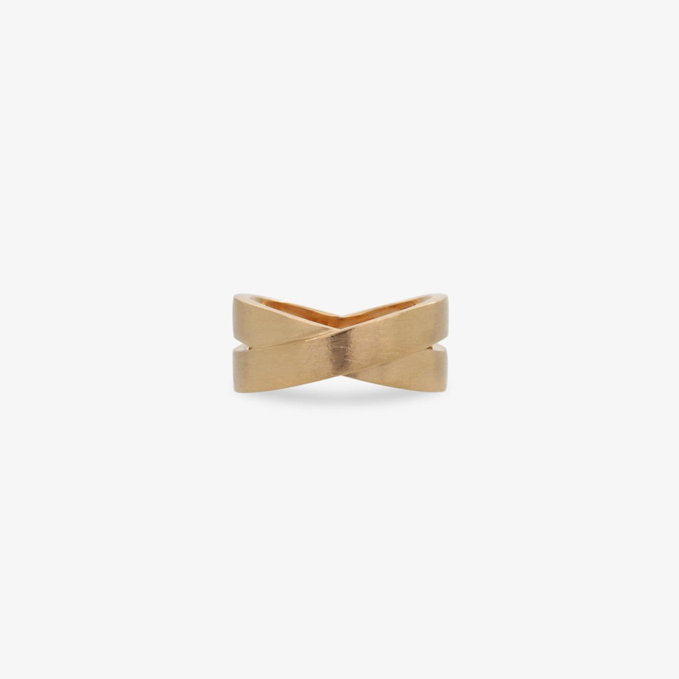 Cross Wide Band Ring