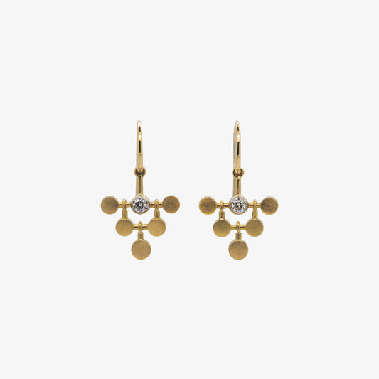 Cut Down Setting Earrings