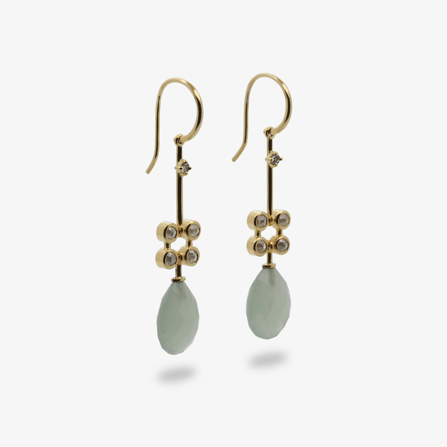Green Beryl Earrings
