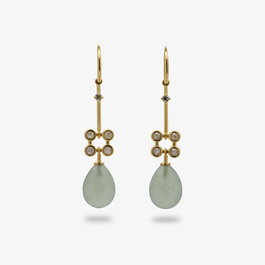 Green Beryl Earrings