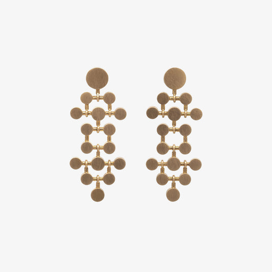 Rose Gold Circle Earrings
